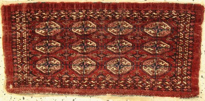 Antike Torba, Turkmenistan, 19.Jhd, Wolle auf Wolle, ca. 68 x 32 cm, EHZ: 3