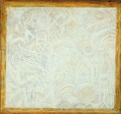 Hans Rudolf Strupler, 1935 Zürich-2015, Ohne Titel, Mischtechnik, Gouache und Aquarell auf Papier, rechts unten monogr., ca. 76x80cm, PP, u.Gl., R., ...