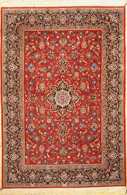 Keschan Kork, Persien, ca. 40 Jahre, Korkwolle auf Baumwolle, ca. 205 x 142 cm, EHZ: 1-2