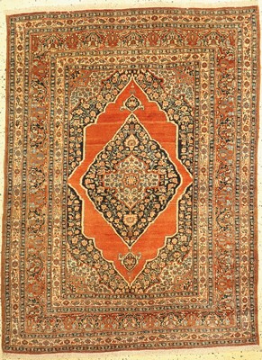 Täbriz"Hadji-Jalili"antik, Persien, um 1900, Wolle auf Baumwolle, ca. 167 x 123 cm, EHZ: 2