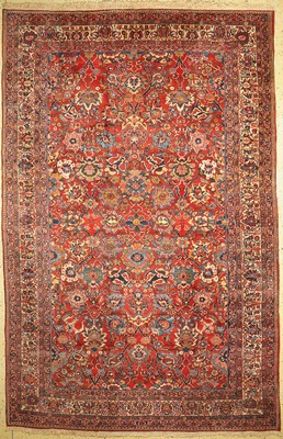 Bachtiar alt fein, Persien, um 1940, Wolle auf Baumwolle, ca. 400 x 260 cm, EHZ: 2(kleine Florfehlstellen)