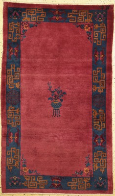 Peking antik, signiert, China, um 1900, Wolle auf Baumwolle, ca. 210 x 125 cm, EHZ: 2