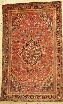 Djosan fein alt, Persien, um 1930, Korkwolle auf Baumwolle, ca. 205 x 130 cm, EHZ: 2