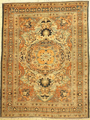 Antiker Täbriz"Hadji-Jalili", Persien, um 1900, Wolle auf Baumwolle, ca. 183 x 140 cm, EHZ: 2