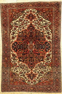 Antiker Sarogh"Farahan", Persien, um 1910/1920, Wolle auf Baumwolle, ca. 190 x 130 cm, EHZ: 2(kleine Flecken).