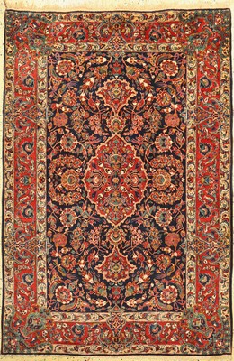 Sarogh Kork alt, Persien, um 1940, Korkwolle auf Baumwolle, ca. 200 x 137 cm, EHZ: 2
