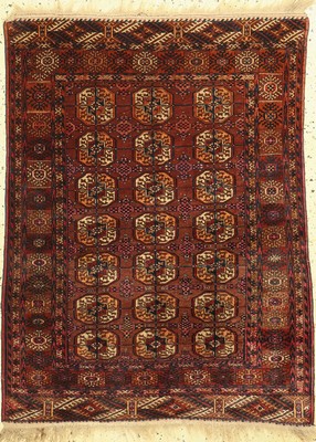Buchara Herdteppich, Turkmenistan, um 1920/1930, Wolle auf Wolle, ca. 130 x 100 cm, EHZ: 2