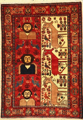 Nahawand alt, Persien, um 1960, Wolle auf Baumwolle, ca. 150 x 107 cm, EHZ: 2
