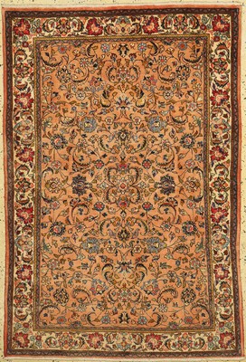 Sarogh Kork fein, Persien, ca. 50 Jahre, Korkwolle auf Baumwolle, ca. 155 x 105 cm, EHZ: 2