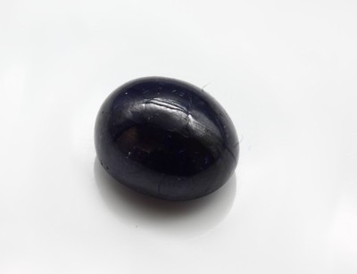 Loser Tansanit, ca. 26.88 ct, ovaler Cabochon
