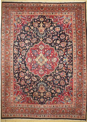 Mesched, Persien, um 1960, Wolle auf Baumwolle, ca. 410 x 300 cm, EHZ: 2-3