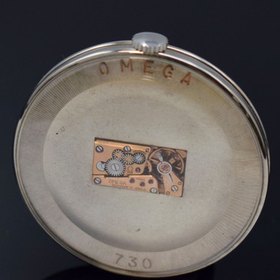 OMEGA seltenes und sammelwürdiges Schauwerk im original Präsentations-Gehäuse Kaliber 730, Schweiz 1960er Jahre, Handaufzug, beids. vergl., ...