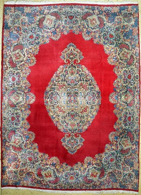 Kerman, Persien, um 1950, Wolle auf Baumwolle, ca. 356 x 261 cm, EHZ: 3