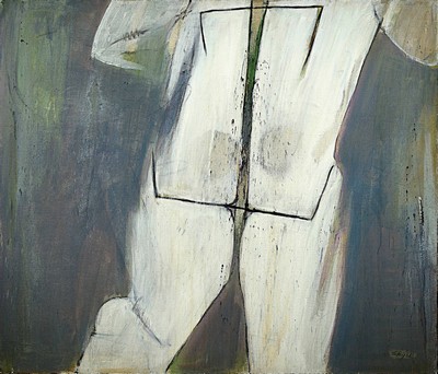 Konrad Mätzig, 1940 Würgsdorf/Schlesien, Maler Bildhauer und Kunstpädagoge, der Aufsteiger, Öl/Lwd, signiert, dat. 66, rückseitig älterer ...