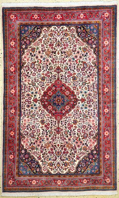 Sarogh fein, Persien, um 1960, Korkwolle, ca. 210 x 133 cm, EHZ: 1-2