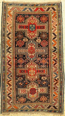 Shirwan antik, Kaukasus, um 1910, Wolle aufWolle, ca. 184 x 109 cm, EHZ: 3, kleines Loch