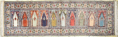 Kayseri Suf, Türkei, um 1950, merzerisierteBaumwolle, ca. 185 x 62 cm, EHZ: 2