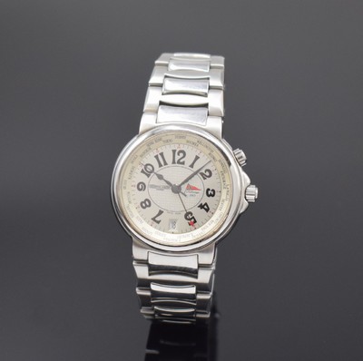 FREDERIQUE CONSTANT seltene, auf 50 Stück limitierte Armbanduhr Daimler Chrysler North Atlantic Challenge 2003 GMT Referenz FC308AS3H6B, Automatik, ...