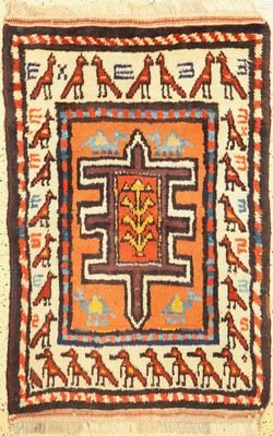 Luri Gabbeh alt, Persien, um 1920/1930, Wolle auf Wolle, ca. 153 x 104 cm, EHZ: 1-2