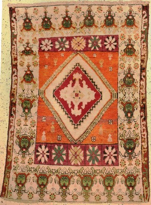 Antiker Sivas, Türkei, um 1900, Wolle auf Baumwolle, ca. 166 x 115 cm, verkürzt, EHZ: 2-3