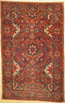 Antiker Bachtiar, Persien, um 1910/1920, Wolle auf Baumwolle, ca. 225 x 145 cm, EHZ: 2-3