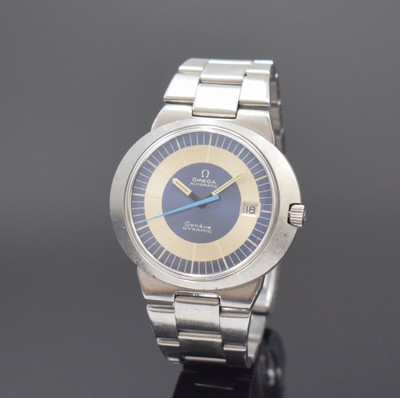 OMEGA Dynamic Automatic Herrenarmbanduhr in Stahl/Stahlband Referenz 166.039, Schweiz um 1969, Automatik, Monocoque-Geh., Stahlband Ref. 1153/138, ...