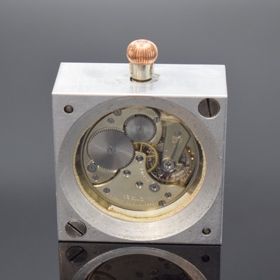 OMEGA Chronometre de Bord Kaliber 47.7 sehr seltenes Wettbewerbs-Chronometer, Schweiz um 1952, beids. verglastes Nickelgeh., orig. Aluminium ...