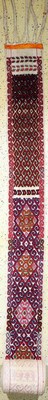 Komplettes Zeltband, Usbekistan, Angang 20.Jhf, Wolle auf Wolle, ca. 1575 x 31 cm, EHZ: 2