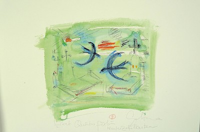 Dieter Goltzsche , geb. 1934, komplettes Mappenwerk mit 19 Radierungen und eine aquarellierte Radierung mit Unikatcharakter, jedes Blatt handsign. ...