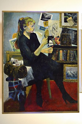 Jacques Mahe de la Villegle, geb. 1926 Quimper in der Bretagne, französischer Künstler und Mitbegründer des Nouveau Realism,hier: Interieur mit ...