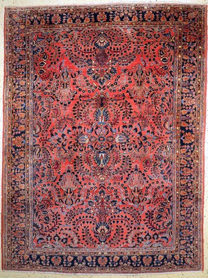 Us Re-Import Lilian antik, Persien, um 1900, Wolle auf Baumwolle, ca. 323 x 245 cm, EHZ: 2