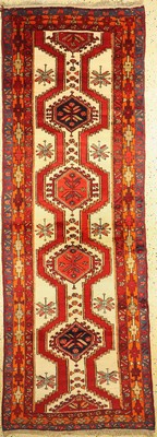Meschgin alt, Persien, um 1950, Wolle auf Wolle, ca. 300 x 110 cm, EHZ: 2