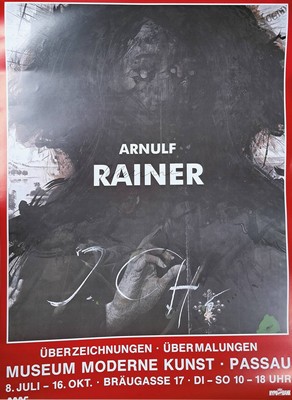 Arnulf Rainer, Offsetlitho, Museum Moderner kunst, Passau 1993, handsign.,ca. 84x59,5 cm