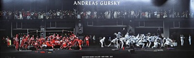 Andreas Gursky, geb. 1955, Matthew Marks Gallery, New York 2007, Offset, handsign., ca. 40x119,5 cm