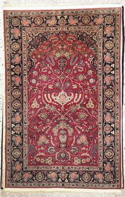 Keschan Kork fein, Persien, um 1940, Korkwolle auf Baumwolle, ca. 210 x 140 cm, EHZ: 2, (Abrasch)