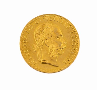 Goldmünze 1 Dukat, Österreich-Ungarn, 1915,Franz Joseph I., offizielle Nachprägung