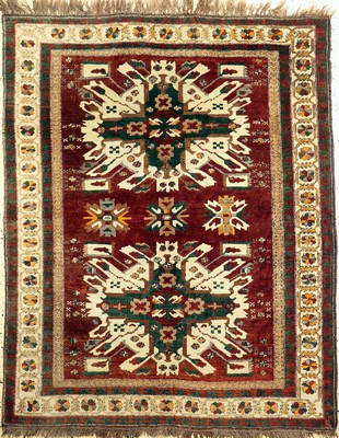 Kars Kazak alt, Türkei, um 1960, Wolle auf Wolle, ca. 195 x 160 cm, EHZ: 2