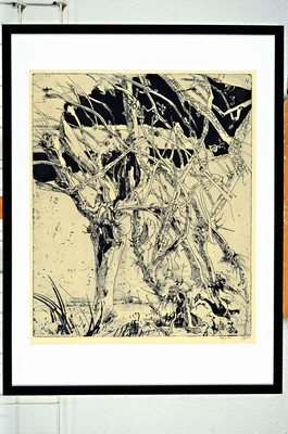 Horst Janssen, 1929-1995, Radierung und Kaltnadelradierung auf Japanpapier, "Annetchen-Annettchen", aus der Radierfolge "lakoon", ...