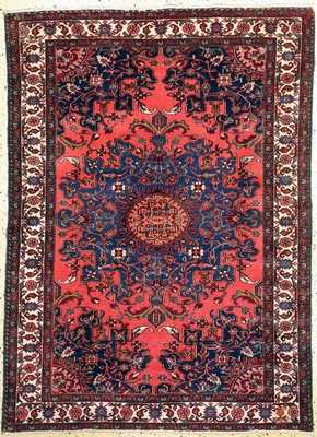 Tafresch alt, Persien, um 1950, Wolle auf Baumwolle, ca. 185 x 136 cm, EHZ: 3-4
