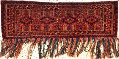 Antiker Tekke Torba, Turkmenistan, um 1900,Wolle auf Wolle, ca. 100 x 33 cm, EHZ: 2
