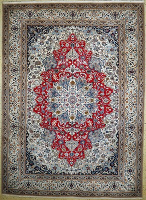 Nain, Persien, ca. 50 Jahre, Wolle auf Baumwolle, ca. 346 x 254 cm, EHZ: 1-2