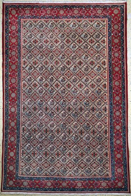Abadeh alt, Persien, um 1960, Wolle auf Baumwolle, ca. 296 x 196 cm, gereinigt, EHZ: 1-2