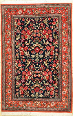 Ghom Kork, Persien, ca. 40 Jahre, Korkwolleauf Baumwolle, ca. 165 x 110 cm, EHZ: 1-2