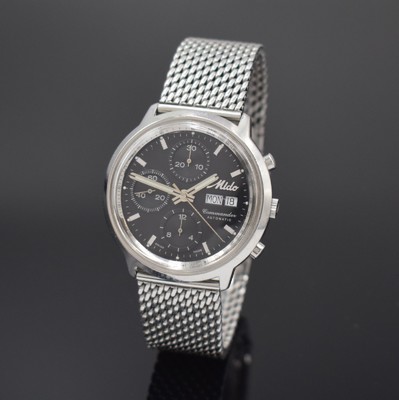 MIDO Armbandchronograph Commander Serie Ocean Star Referenz 8885, Automatik, Schweiz um 2010, Edelstahl Monocoque-Geh. inkl. orig. Gliederband m. ...