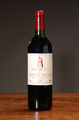 1 Fl. 1991 Chateau Latour, Premier Grand Cru Classé, Pauillac, 12.5% Vol., 75 cl, Upper Mid Shoulder, nicht verkostet
