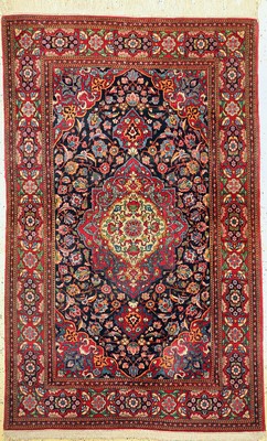 Esfahan"Ahmad" alt, Persien, um 1940, Wolleauf Baumwolle, ca. 222 x 138 cm, EHZ: 2-3