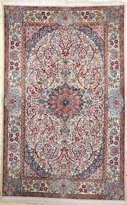 Sarogh Ghiasabad fein, Persien, um 1960, Korkwolle auf Baumwolle, ca. 223 x 145 cm, EHZ: 2