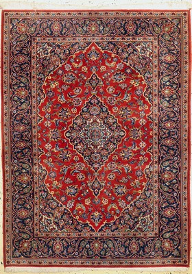 Keschan Kork fein, Persien, ca. 40 Jahre, Korkwolle auf Baumwolle, ca. 163 x 119 cm, EHZ: 1-2
