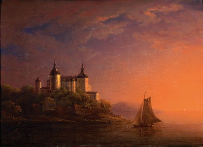 Carl Johann Fahlcrantz, 1774 Stora Tuna bei Falun-1861 Stockholm, bekannter schwedischer Romantiker, Mitglied der dänischen und schwedischen ...