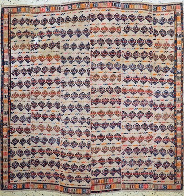 Ghaschgai Shaddah, Persien, um 1940, Wolle auf Wolle, ca. 170 x 163 cm, EHZ: 3